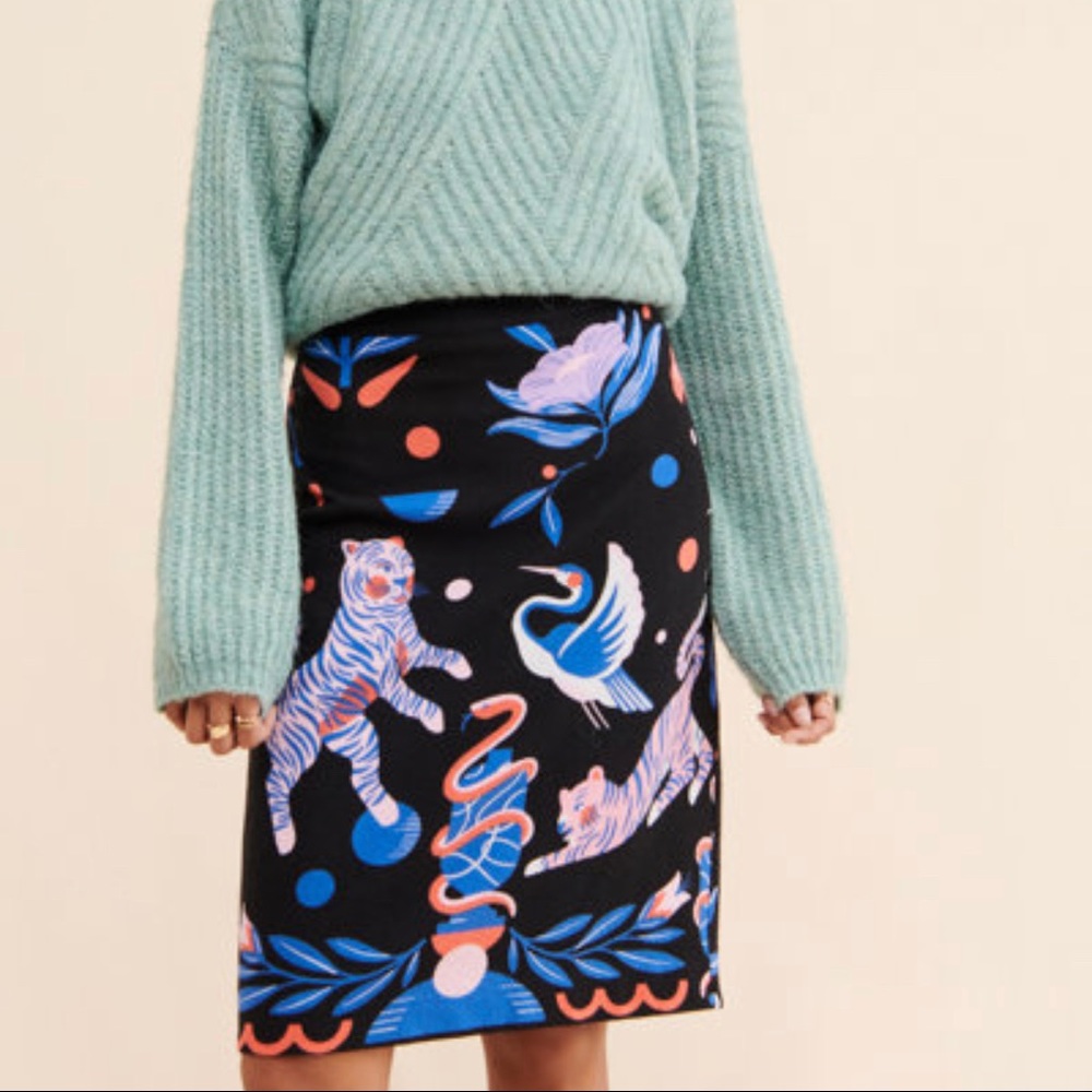 Anthropologie Motif Skirt